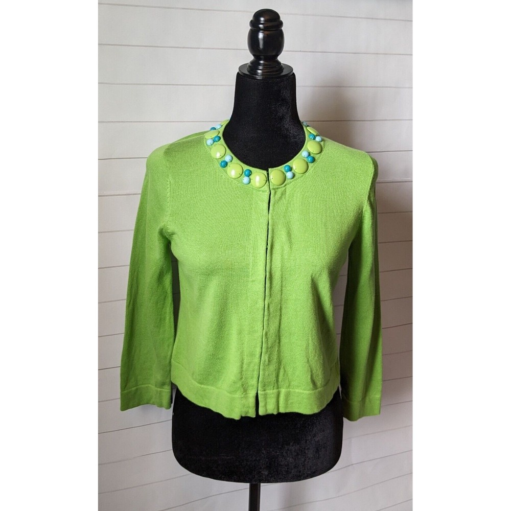 Boden Apple Green Cardigan
